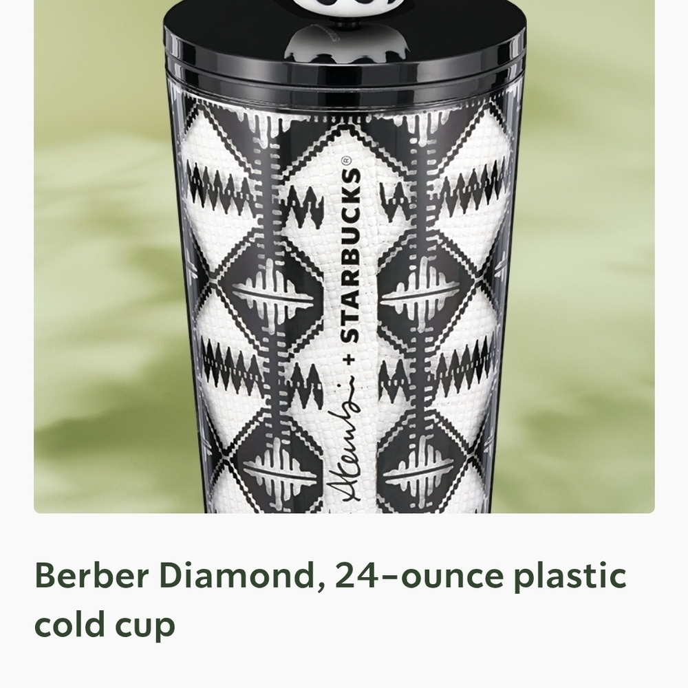 Starbucks Berber Diamond Cold Cup